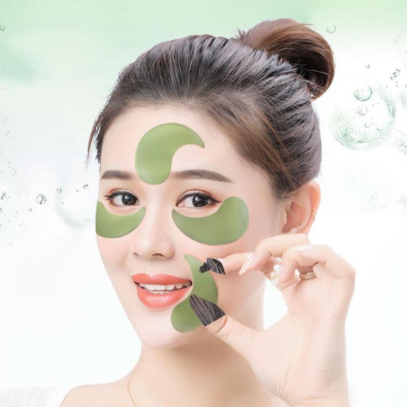 24K gold and seaweed eye mask