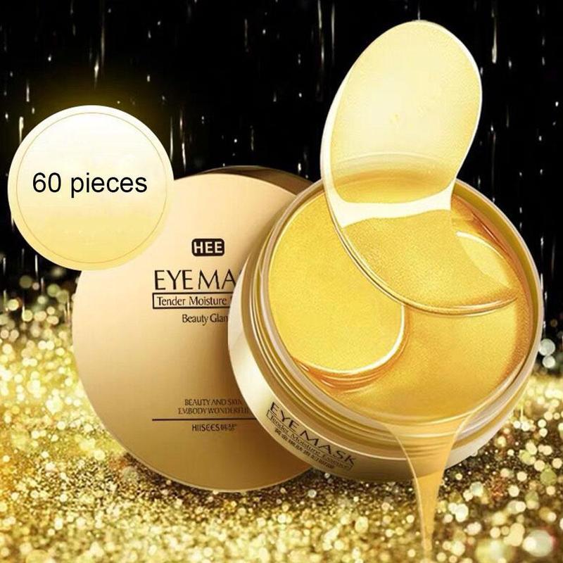 24K gold and seaweed eye mask
