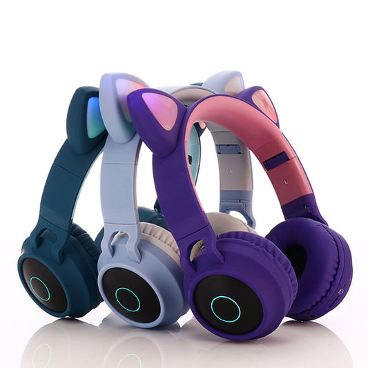 Cute & Stylish Bluetooth 5.0 Wireless Headphones | Superior Stereo Sound Headset