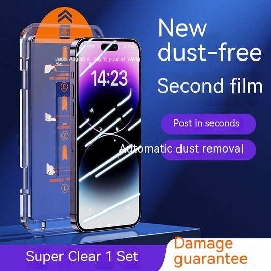 Dust-Free Screen Protector Kit for iPhone – HD & Privacy Glass | Anti-Dust | Anti-Fingerprint | Bubble-Free Installation