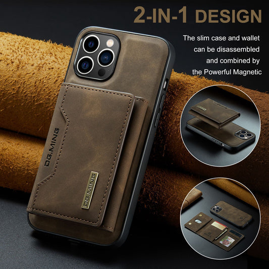 Magnetic Card Holder wallet Split Phone Case – Retro Style & Practicality Combined
