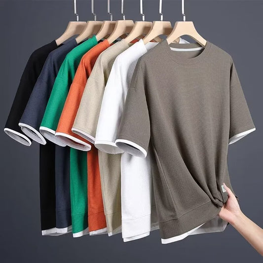 Summer New Men’s Short-sleeved T-shirt – Casual & Comfortable Fit