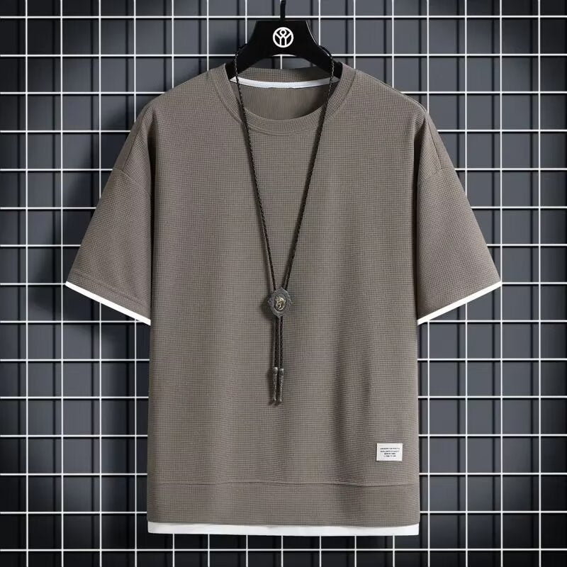 Summer New Men’s Short-sleeved T-shirt – Casual & Comfortable Fit