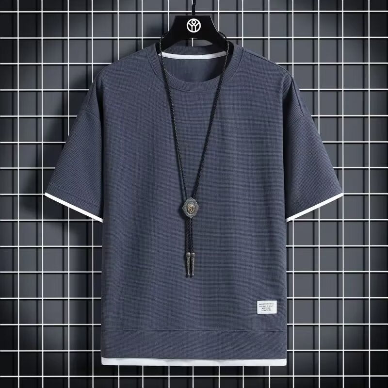 Summer New Men’s Short-sleeved T-shirt – Casual & Comfortable Fit