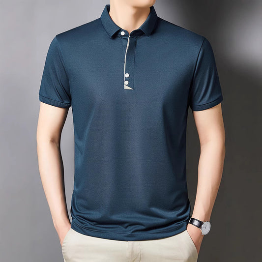 Men’s Breathable Short Sleeve Business Casual Shirt